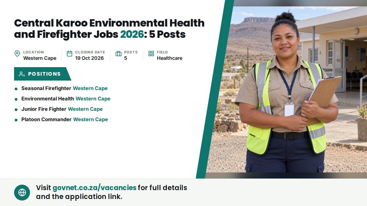 Environmental Health Practitioner at Central Karoo District Municipality