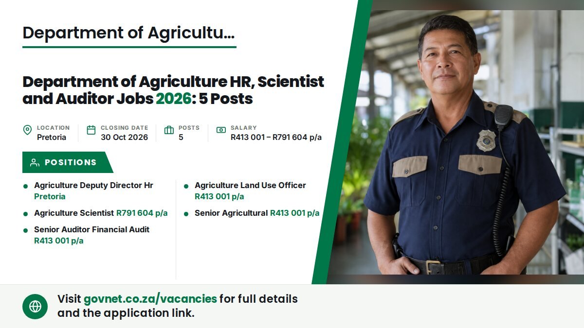Senior Security Officer at Department of AgricultureDOA