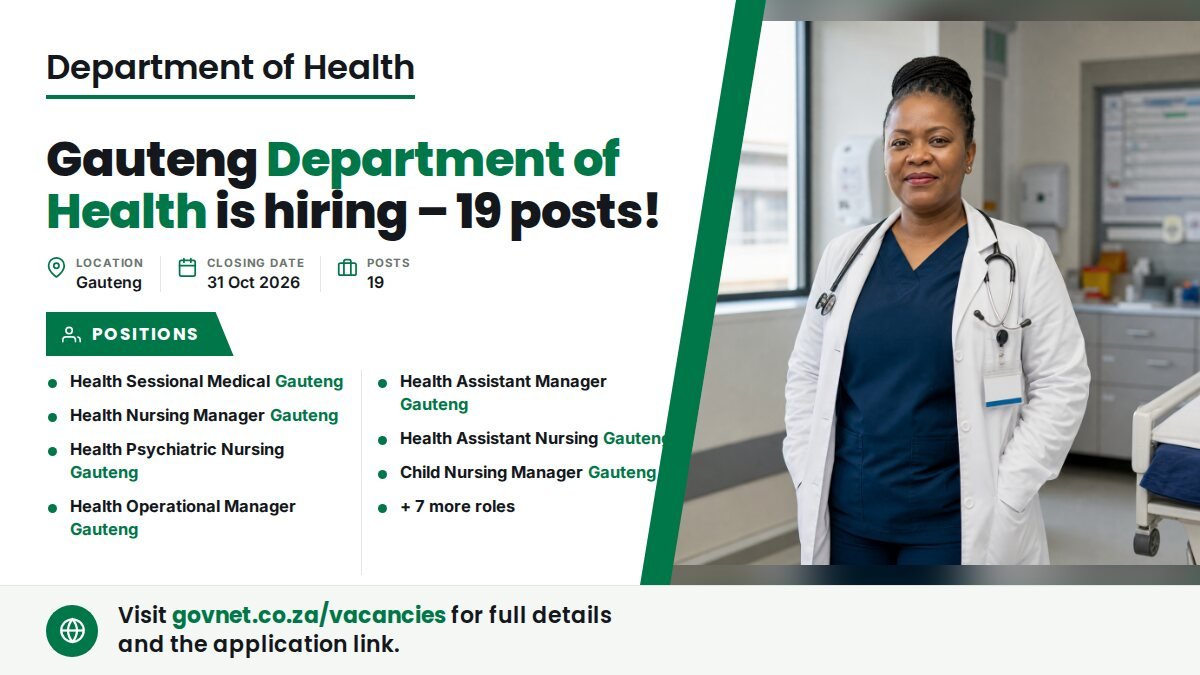 Clinical Manager at Gauteng Department of Health