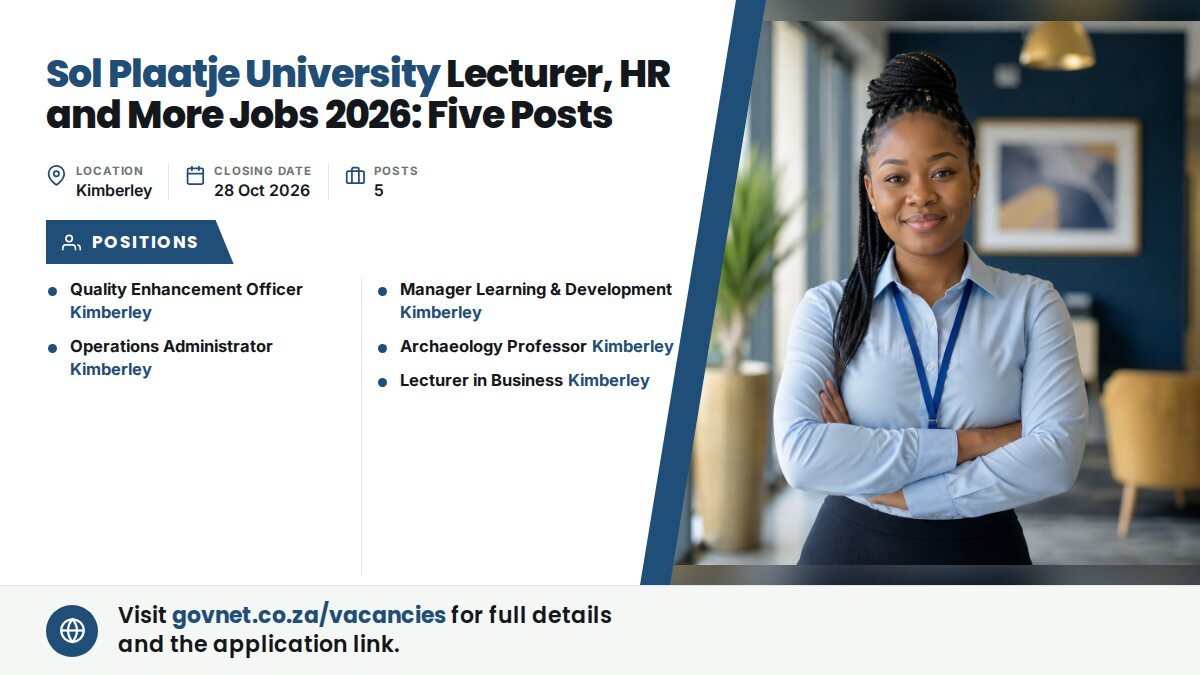 Project Officer at Sol Plaatje University