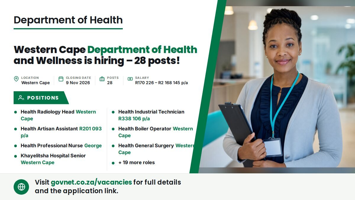 Registrar at Western Cape Department of Health and Wellness